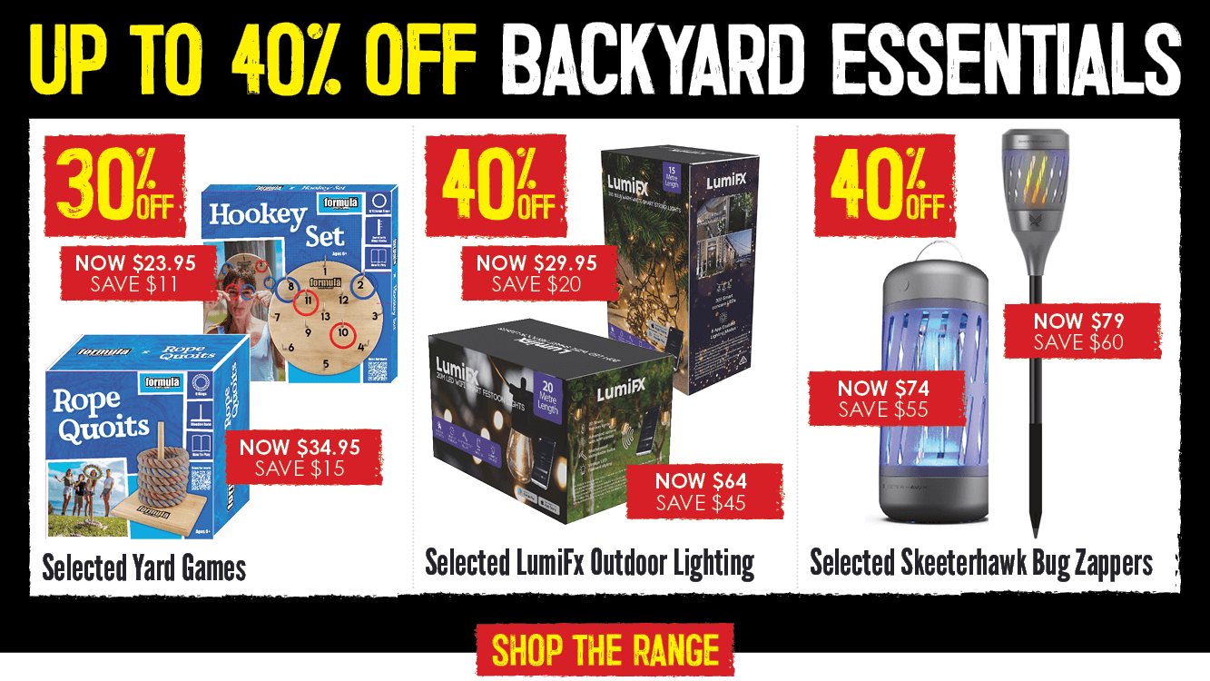 Up To 40% Off Backyard Essentials