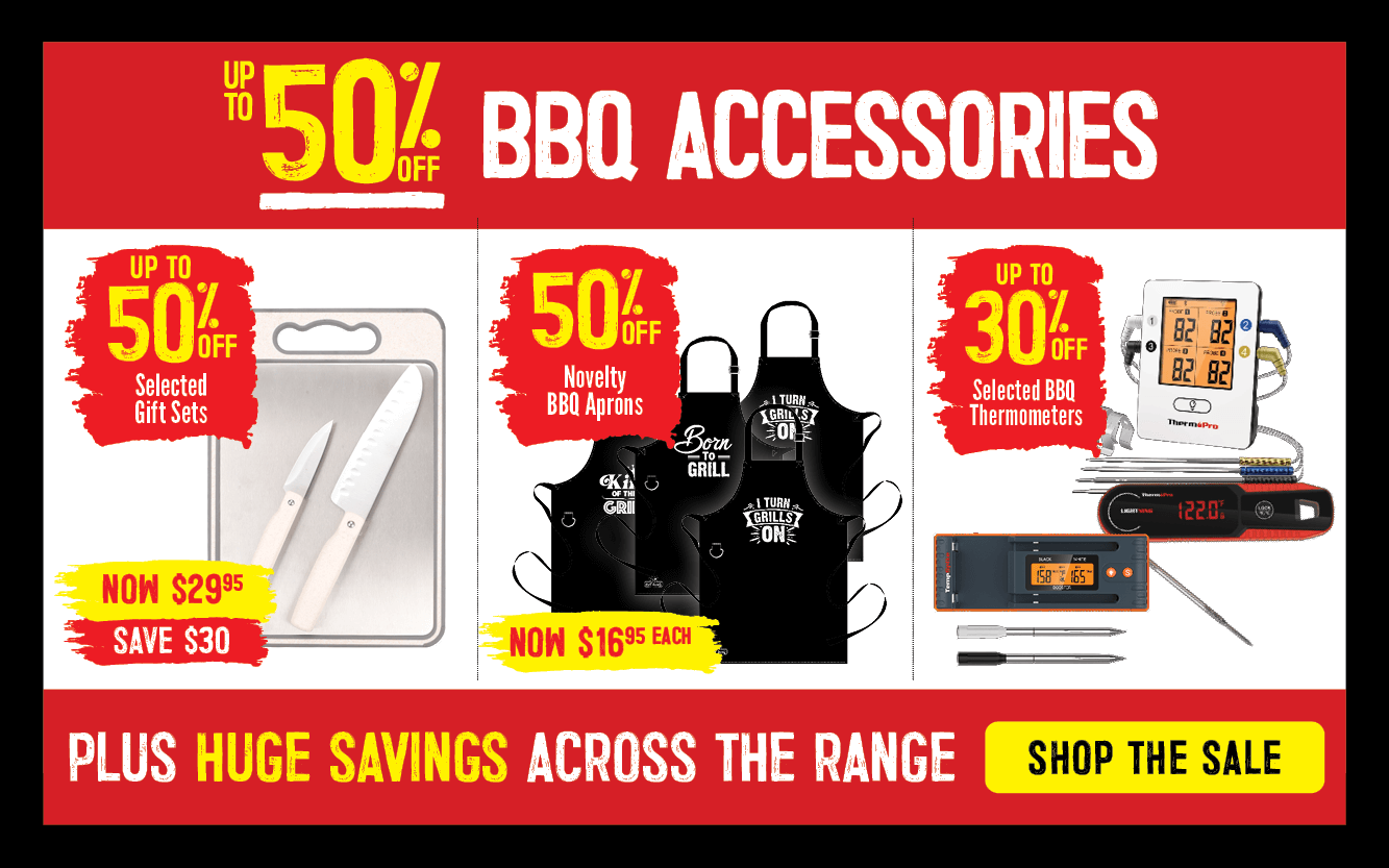 Up To 50% Off BBQ Accessories