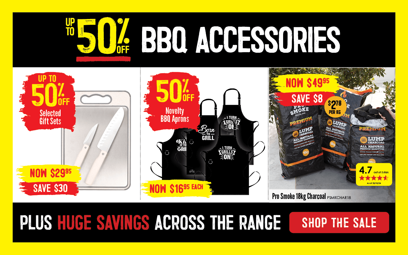 Up To 50% Off BBQ Accessories