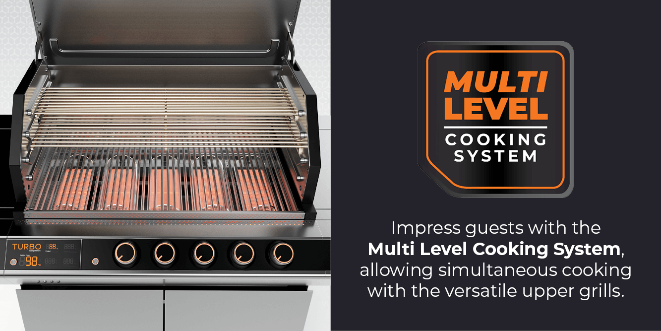 Multi level cooking system