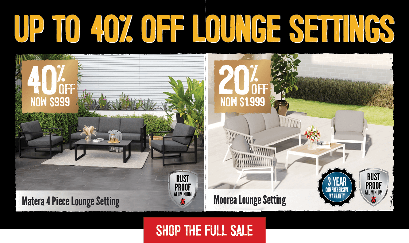 Up To 40% Off Lounge Settings