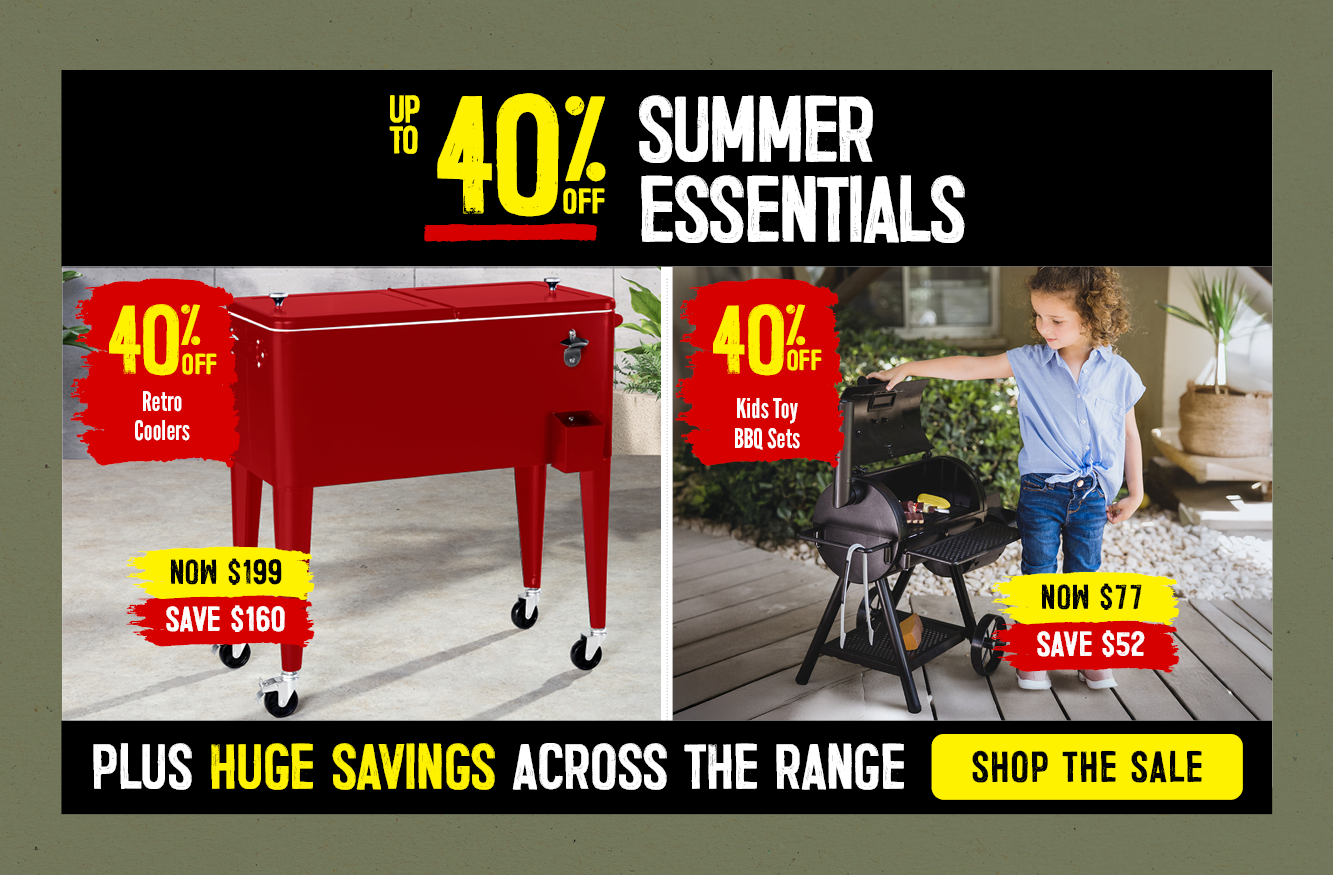 Up To 40% Off Summer Essentials