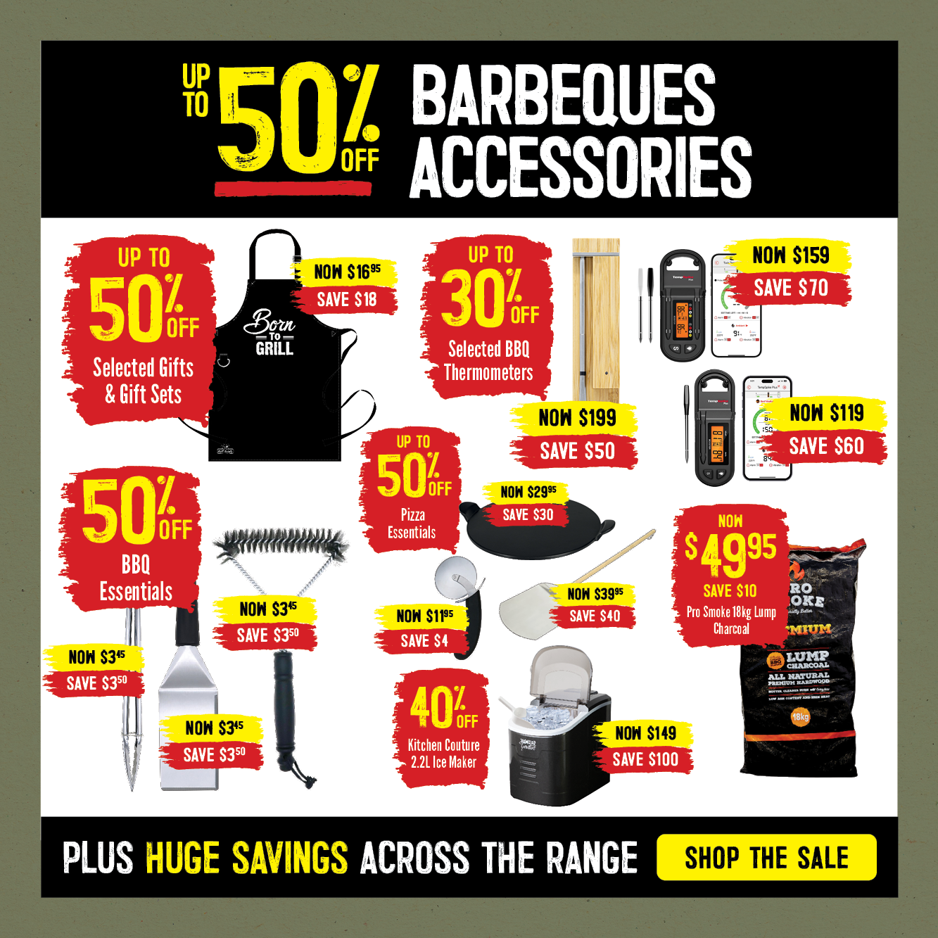 Up To 50% Off Barbeque Accessories