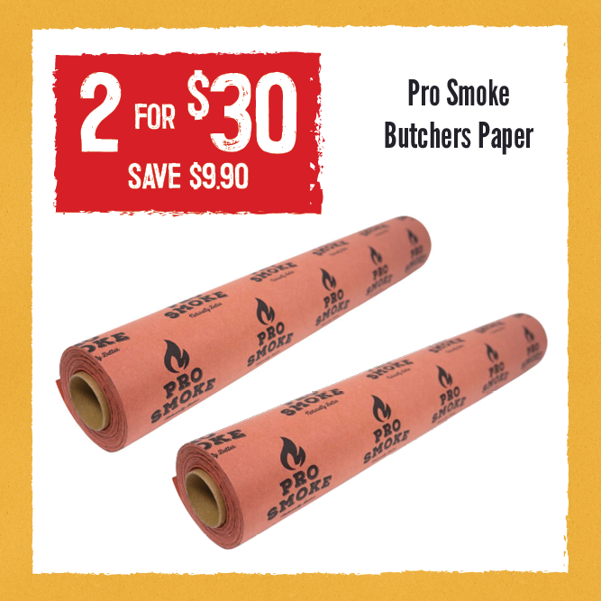 2 For $30 Pro Smoke Butchers Paper