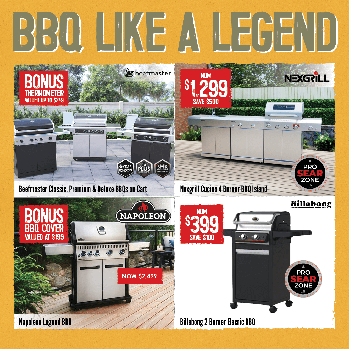 BBQ Like A Legend | Shop Now