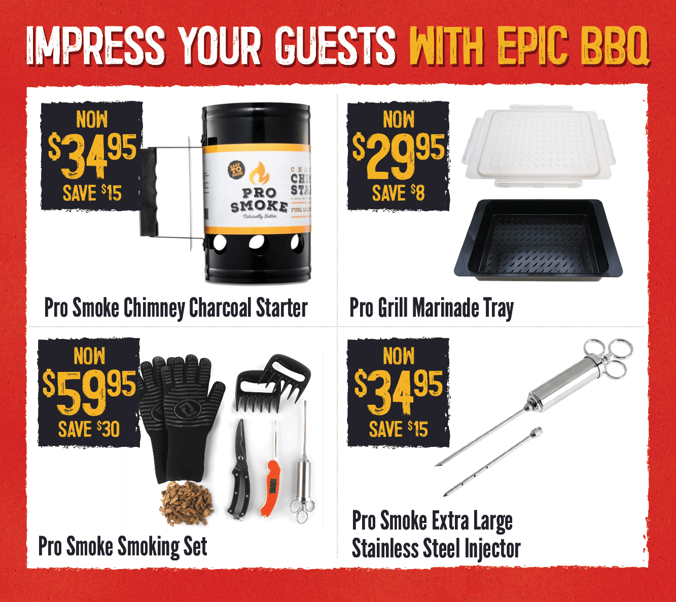 Impress your guests with epic BBQ