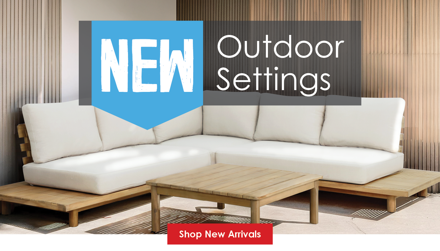 New Outdoor Settings | Shop Now