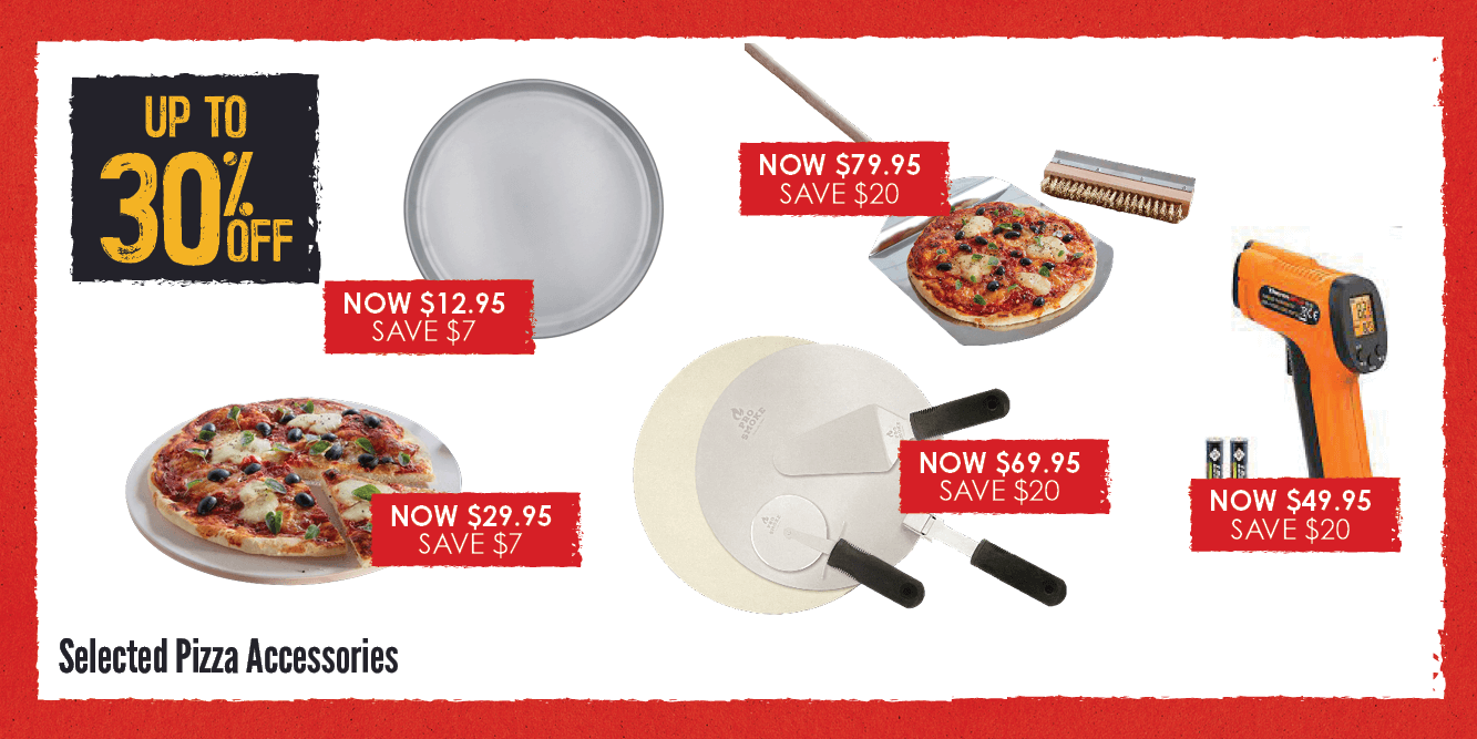 Up To 30% Off Selected Pizza Accessories