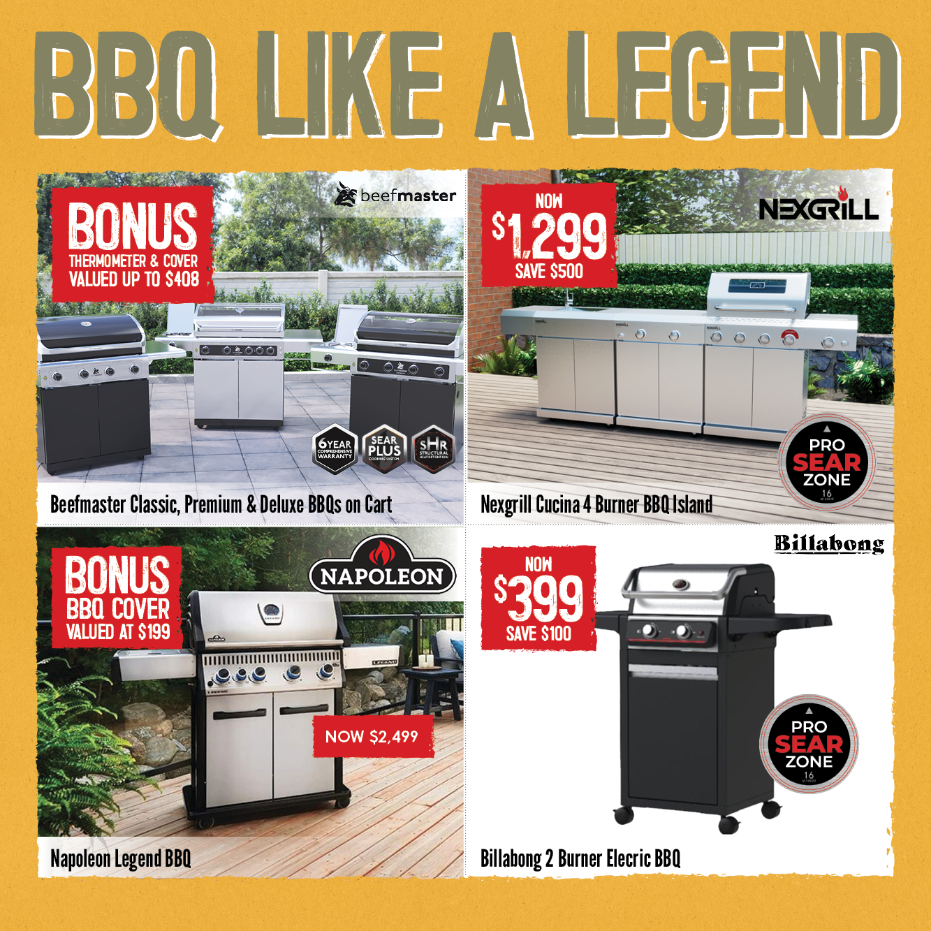 BBQ Like A Legend | Shop Now