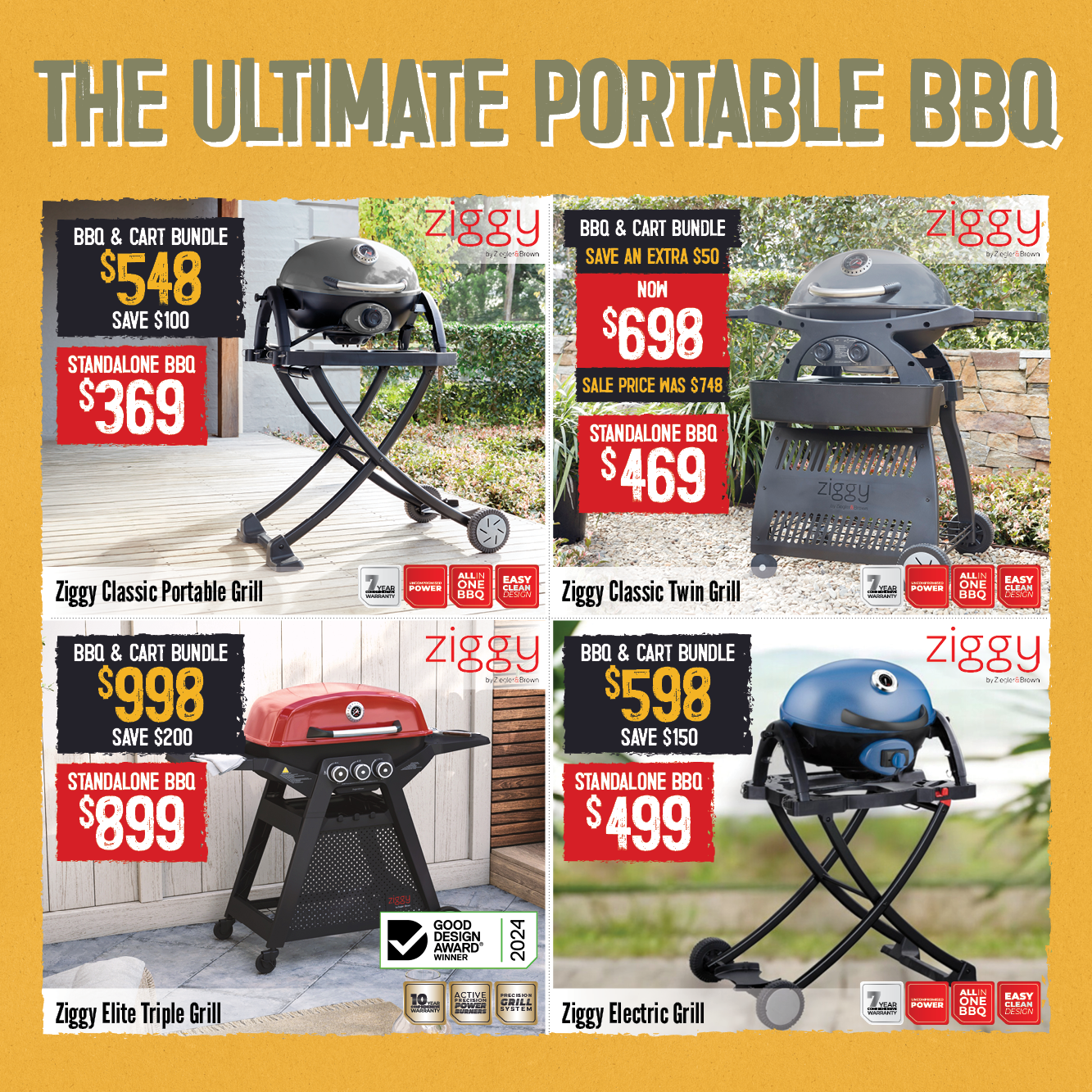 The ultimate portable BBQ