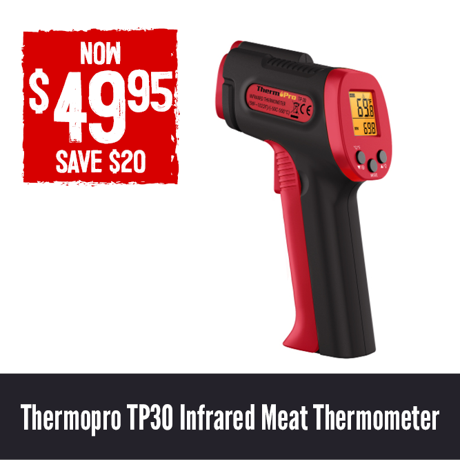 Now $49.95 Save $20 Thermopro TP30 iInfrared Meat Thermometer