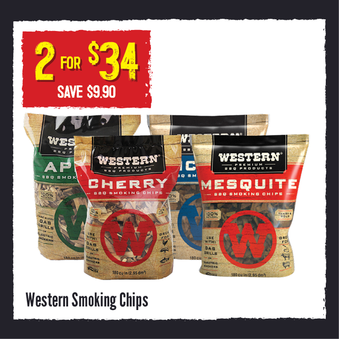 2 For $34 Save $9.90 Western Smoking Chips 