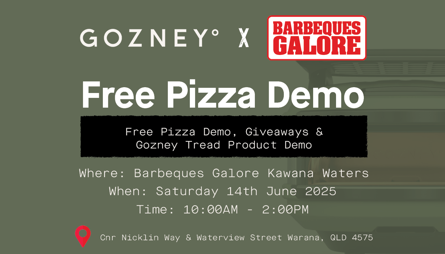 Free Pizza Cooking Demonstration on Gozney Pizza Ovens