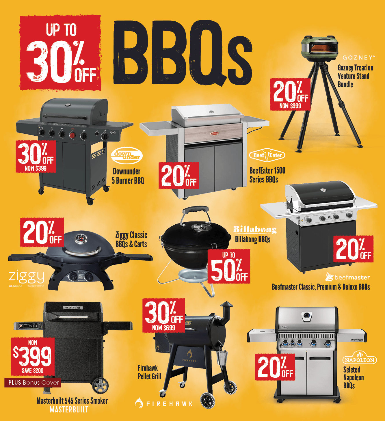 Up to 30% Off BBQs | Shop Now 