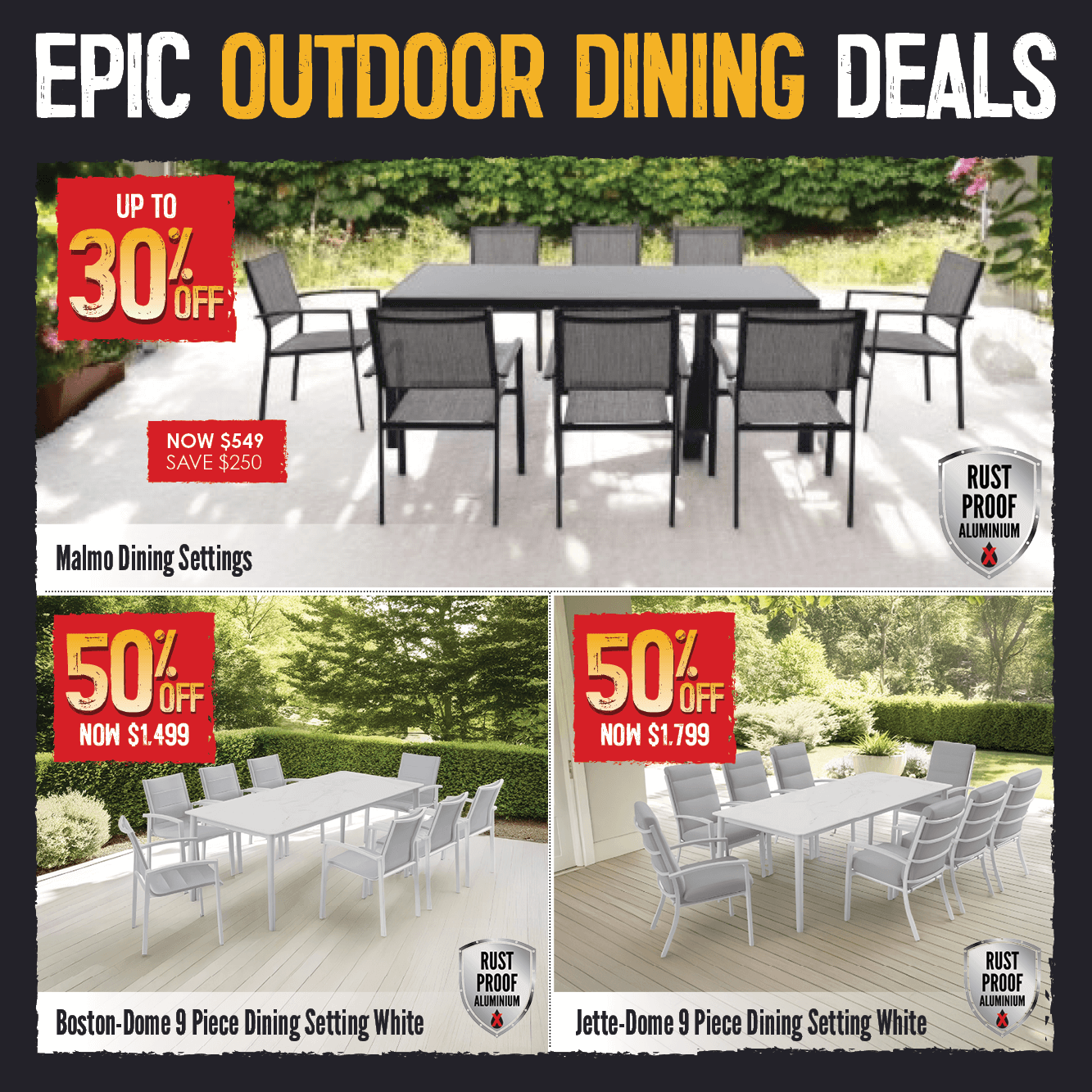 Epic Outdoor Dining Deals | Shop Now