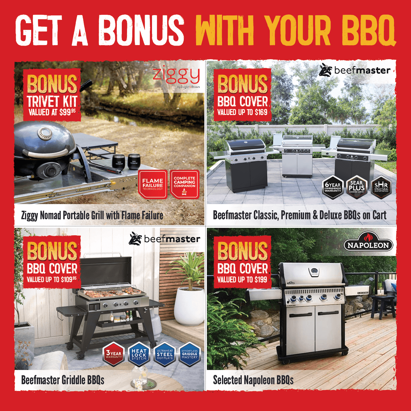 Get a Bonus With Your BBQ | Shop Now
