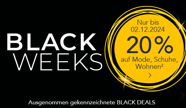 Bild: BLACK WEEKS - 20% auf Mode, Schuhe, Wohnen