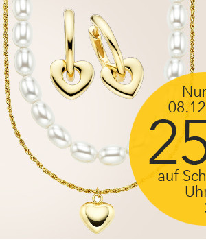 Bild: 25% auf Schmuck & Uhren bis 08.12.24