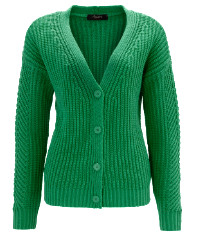 Bild: grüne Strickjacke für Damen