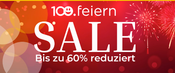 Bild: 100.feiern – Sale bis zu 60% reduziert