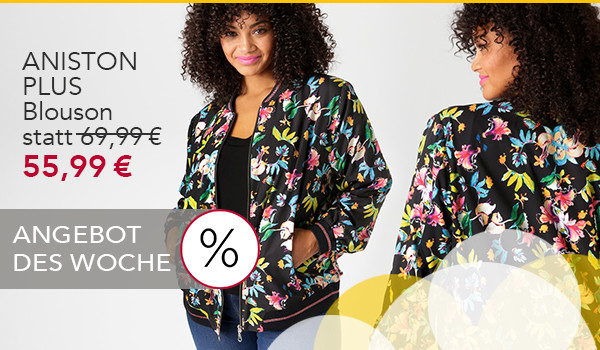 Bild: Angebot der Woche – ANISTON PLUS Blouson – statt 69,99€ jetzt 55,99€