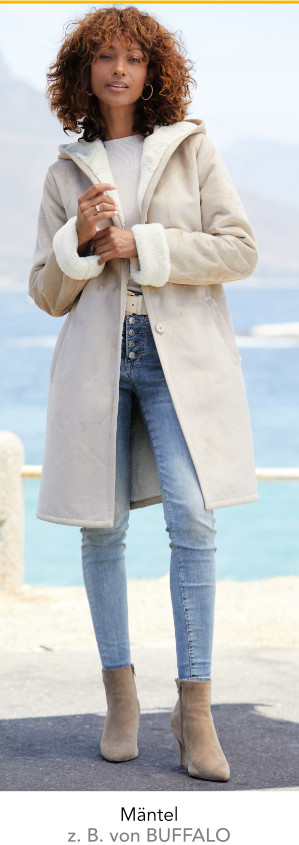 Bild: Lederimitatmäntel z. B. von BUFFALO