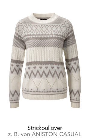 Bild: Strickpullover z. B. von ANISTON CASUAL