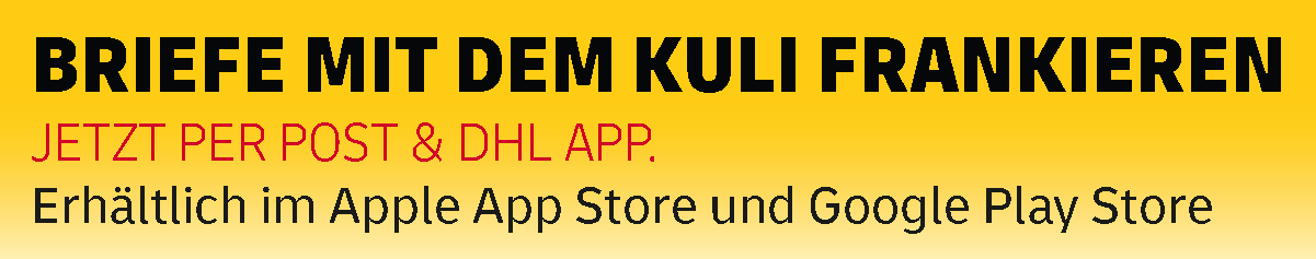 Bild: Unsere Partner-Empfehlung – Briefe mit dem Kuli frankieren – Jetzt per Post und DHL-App