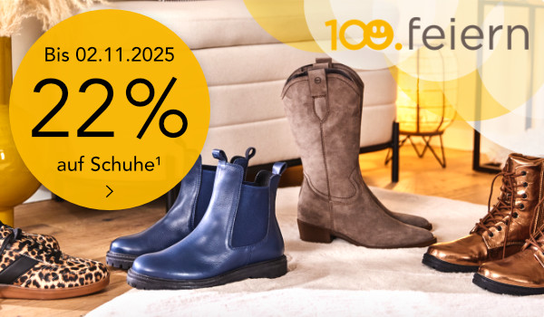 Bild: Bis 02.11.2025 – 22% auf Schuhe¹