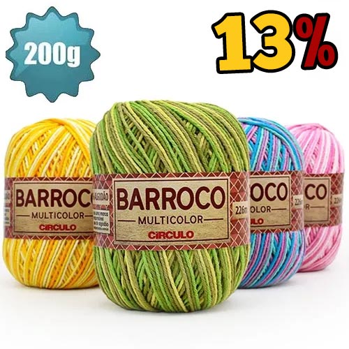 Barbante Barroco Multicolor