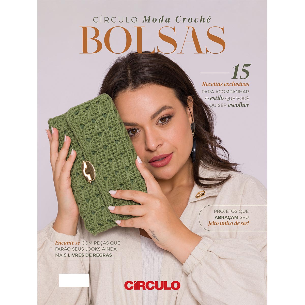 Revista Moda Crochê Bolsas 