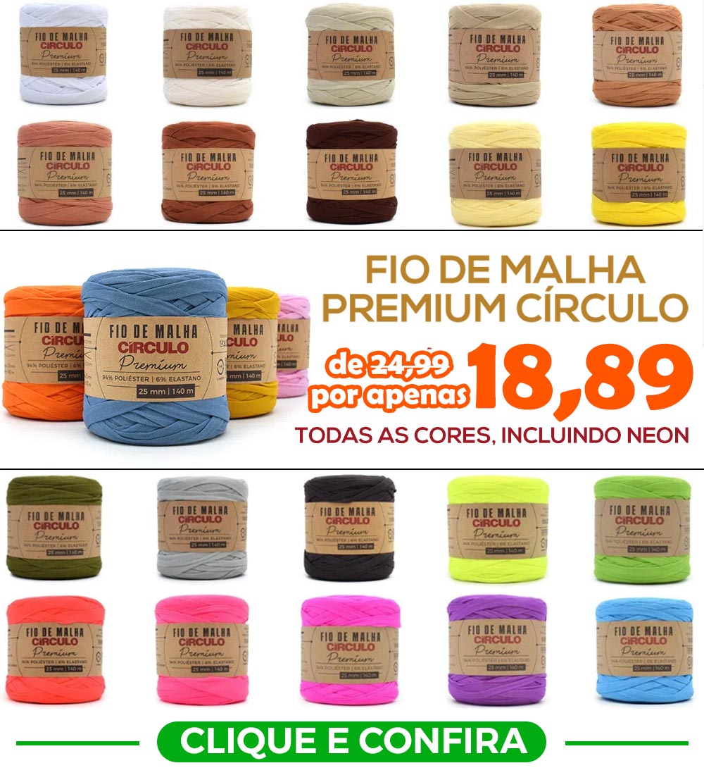 Fio de Malha Premium Círculo