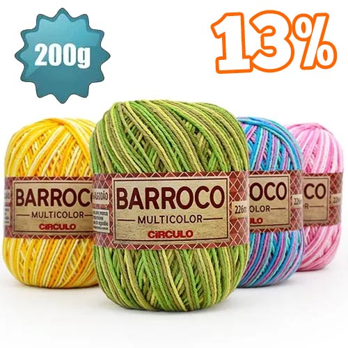 Barbante Barroco Multicolor