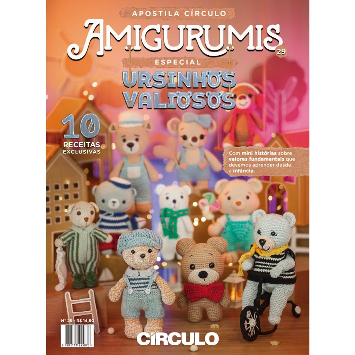 Revista Amigurumi Ursinhos Valiosos