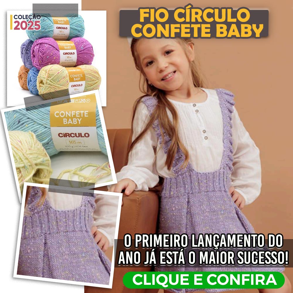 Fio Confete Baby Círculo 