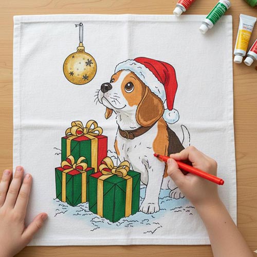 Pano de Prato Riscado Nata