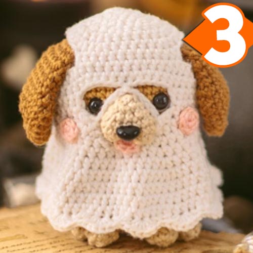 Receita Cãotasminha de Crochê com o Fio Amigurumi