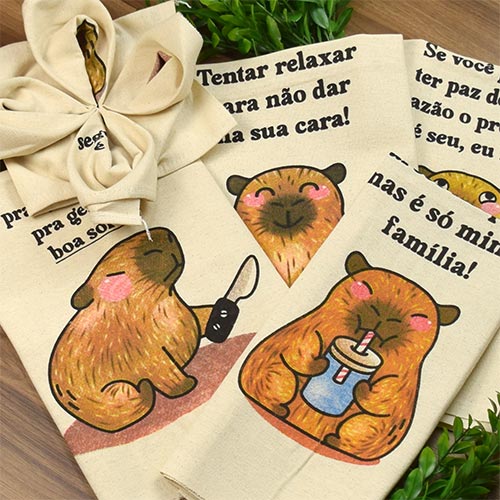 Pano de Prato Capivara