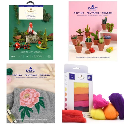 Lãs e Revistas para Feltragem DMC