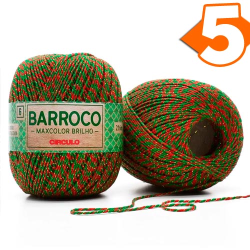 Barbante Barroco MaxColor Brilho