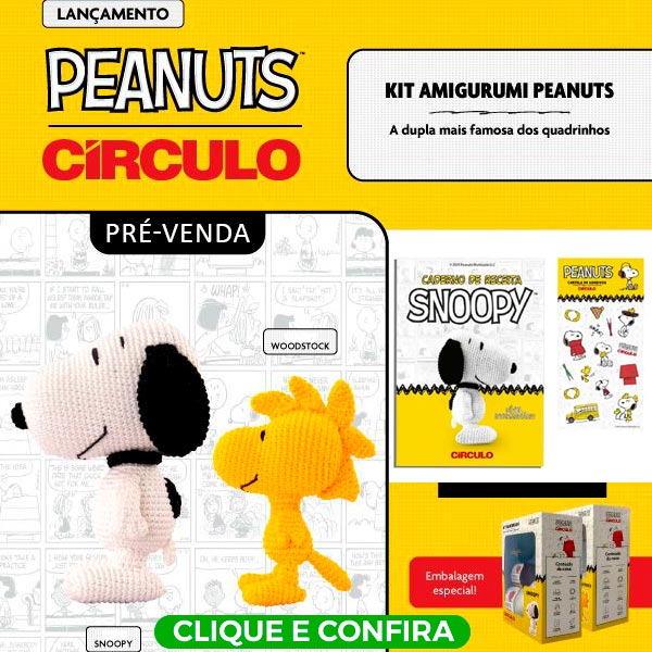 Kit Amigurumi Snoopy