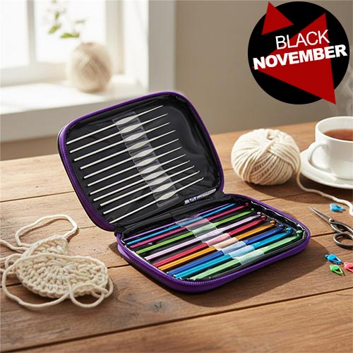 Kit para Crochê com 22 Agulhas