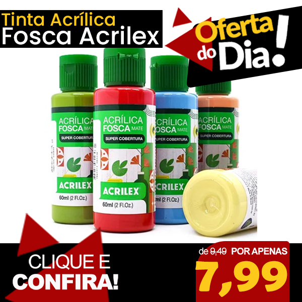 Tinta Acrílica Fosca Acrilex