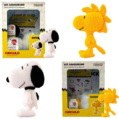 Kit Amigurumi Snoopy