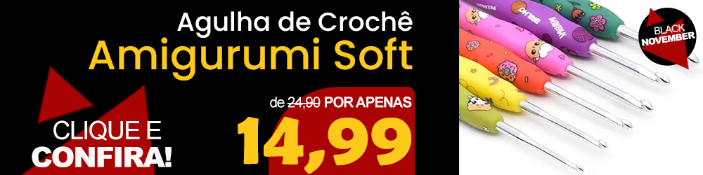 Agulha de Crochê Amigurumi Soft