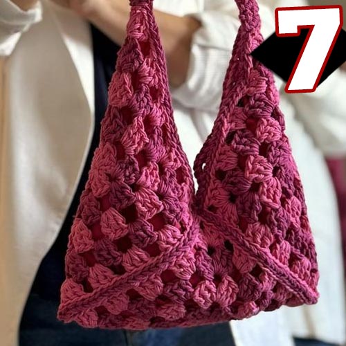 Receita Bolsa Hibisco de Crochê com o Fio Ateliê