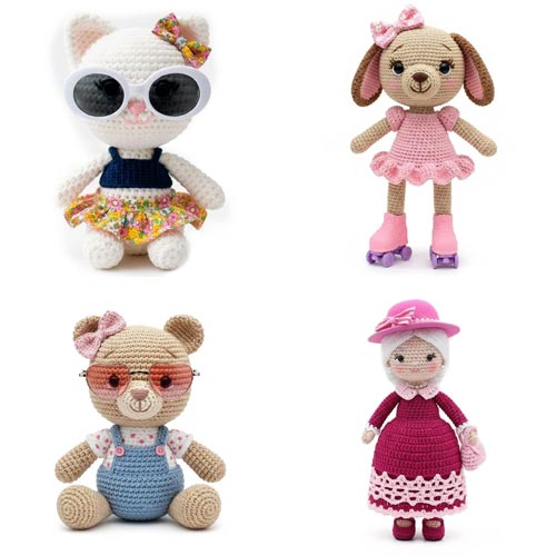 Acessórios para Amigurumi