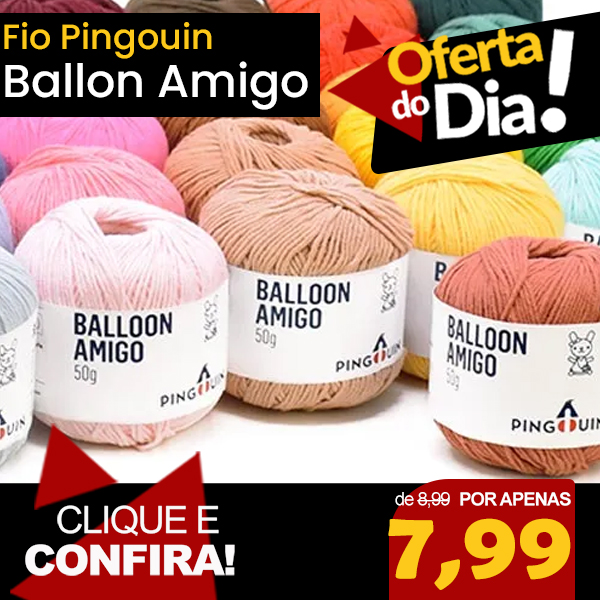 Fio Balloon Amigo Pingouin - Oferta do dia