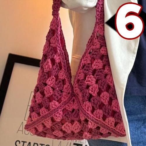 Receita Bolsa Hibisco de Crochê com o Fio Ateliê