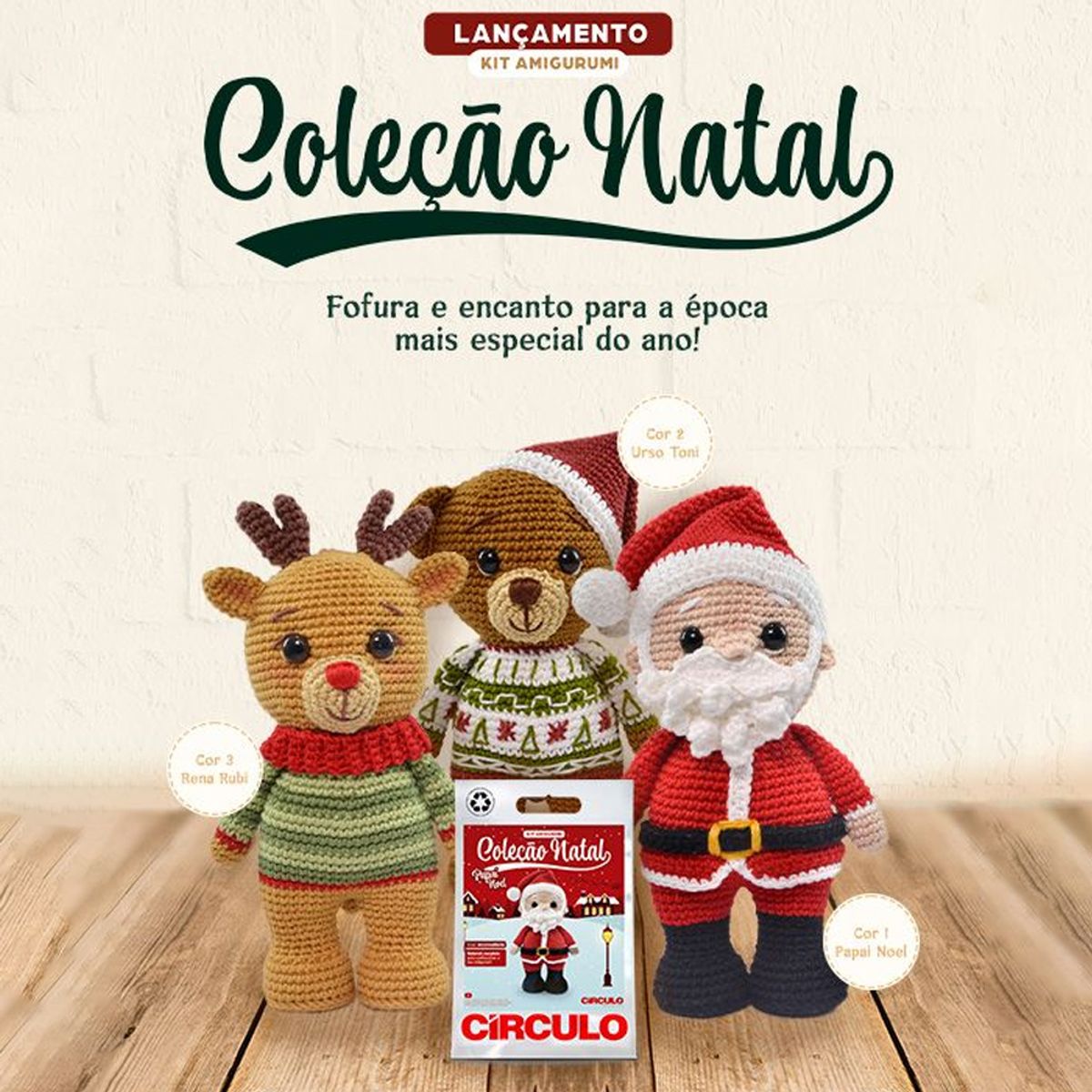 Kit Amigurumi Natal